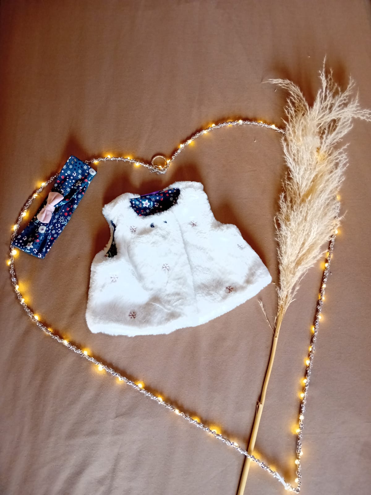 Ensemble robe,gilet et bandeau 4