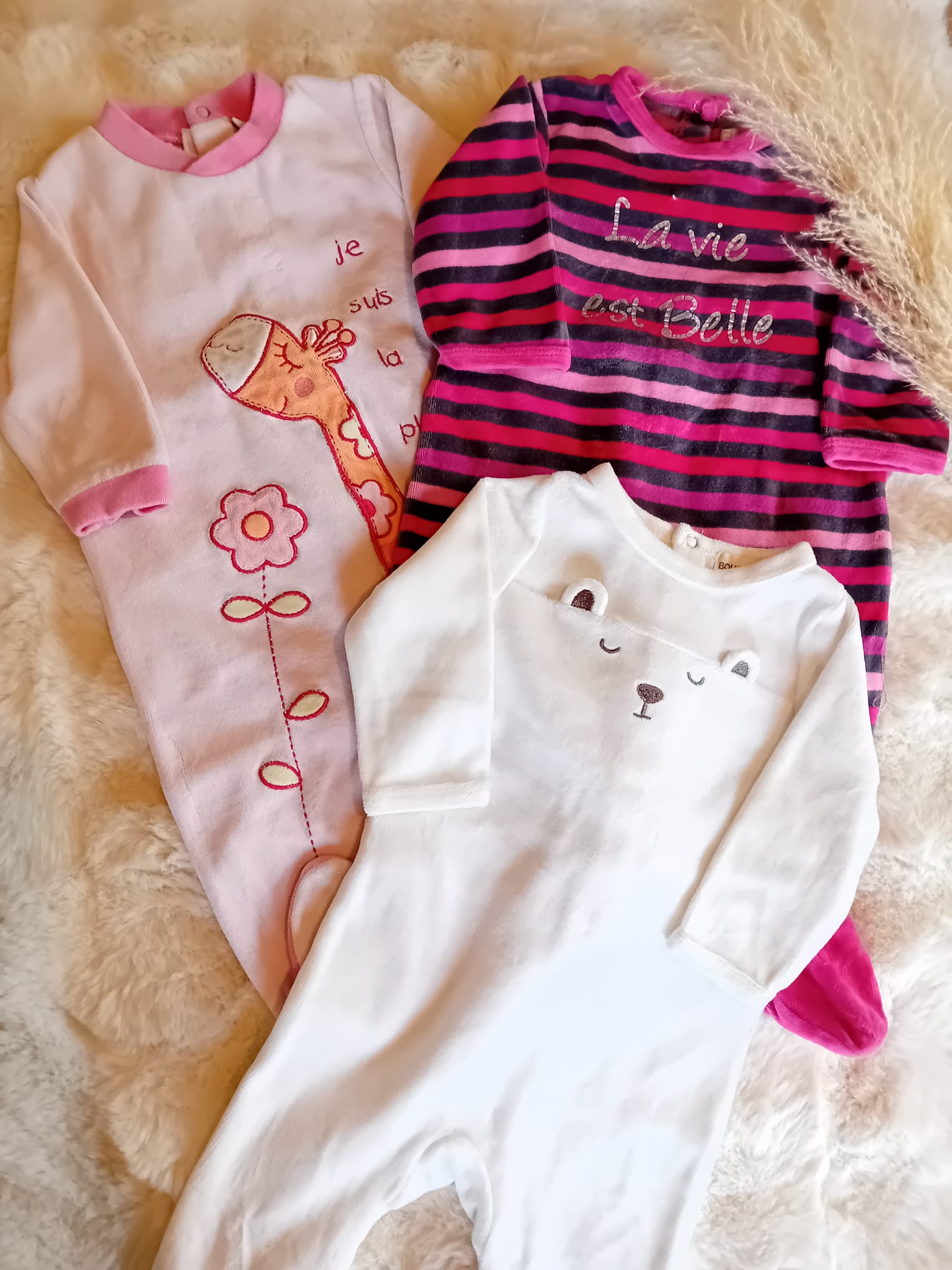 Lot de 3 Pyjamas 