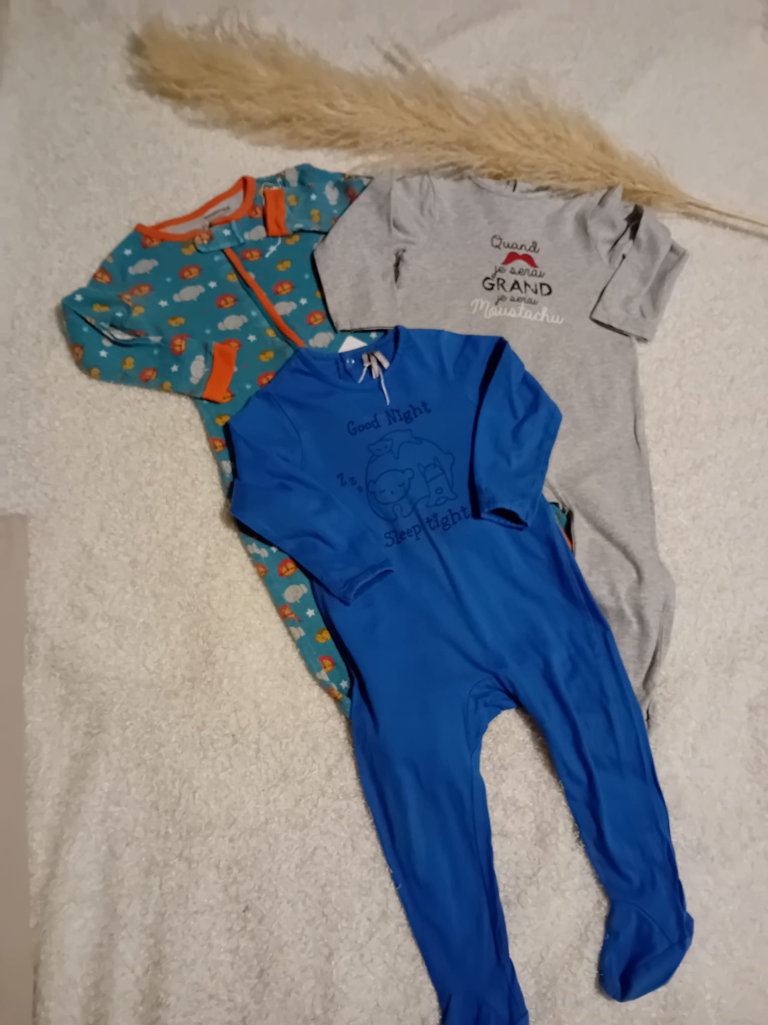 Lot de 3 pyjamas 