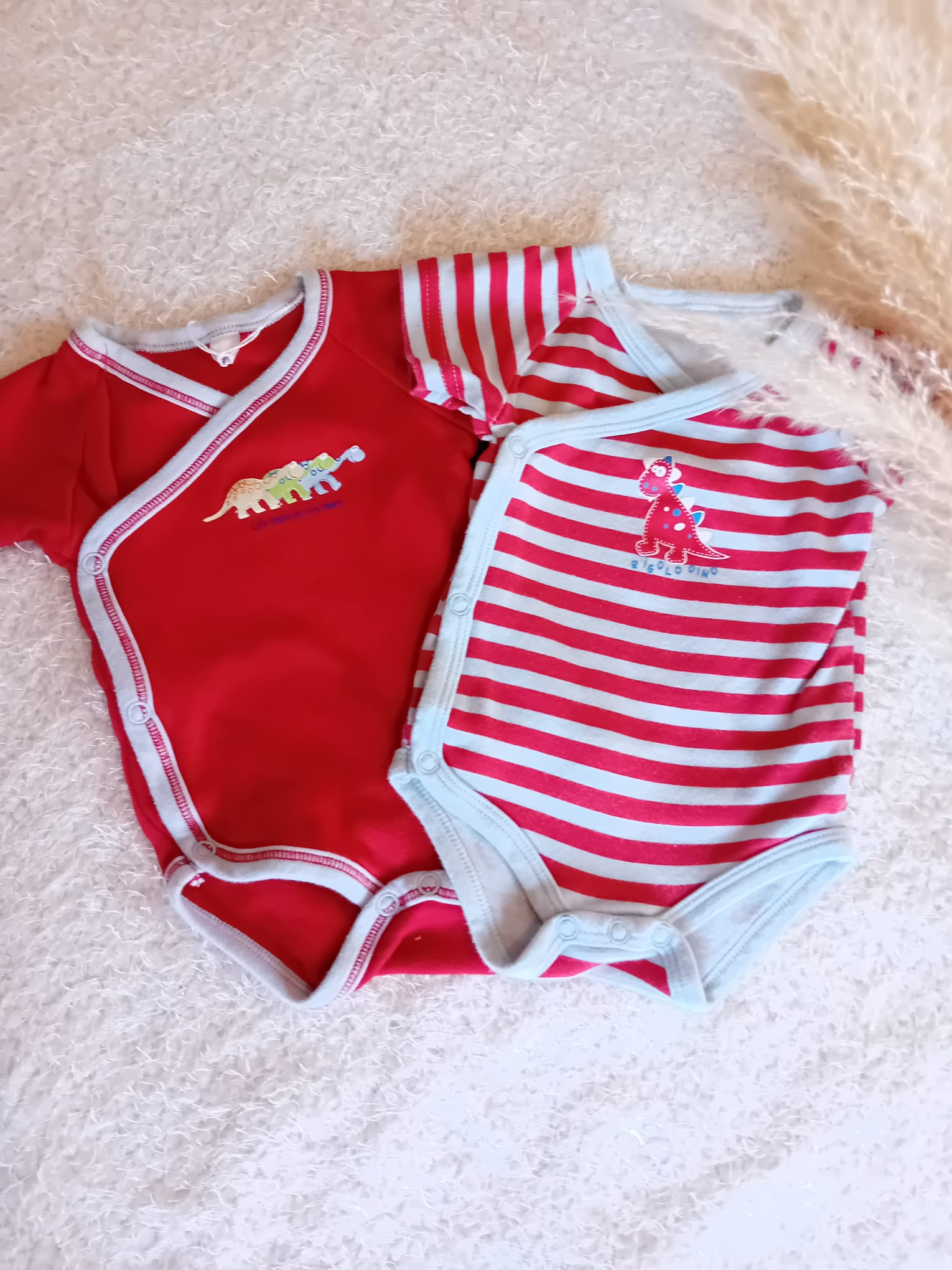 Lot de 2 bodies manches courtes  2