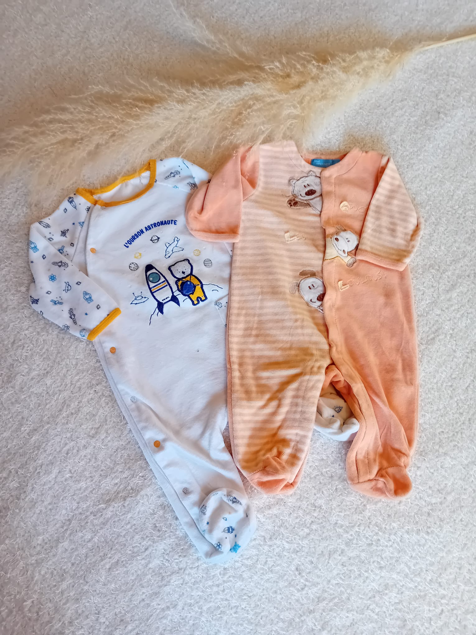 Lot de 2 Pyjamas épais 