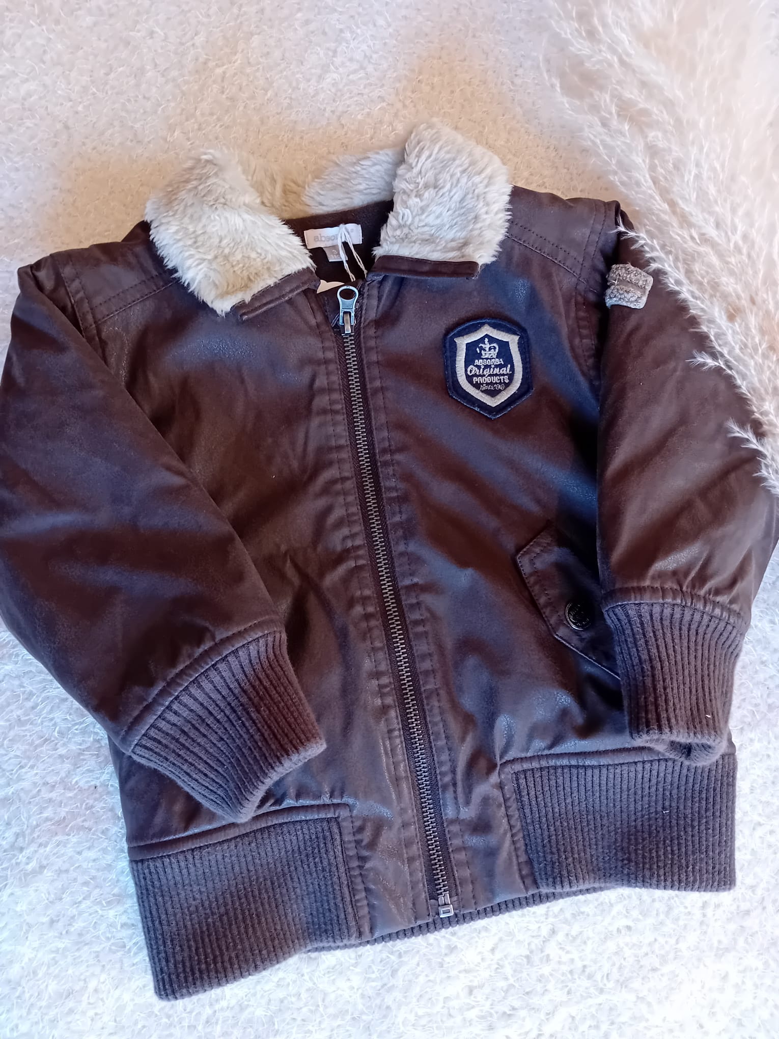 Blouson col fourrure  2